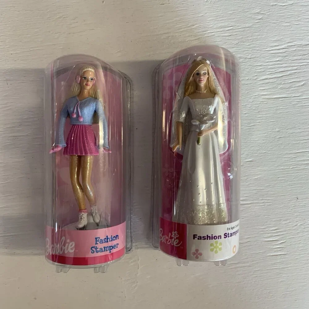 VTG Lot Of 2 Barbie Fashion Stamper Doll Wedding Bride And Ice Slate Tara Mattel